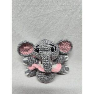 Crochet aragami elephant In Dress- HANDMADE- Cute